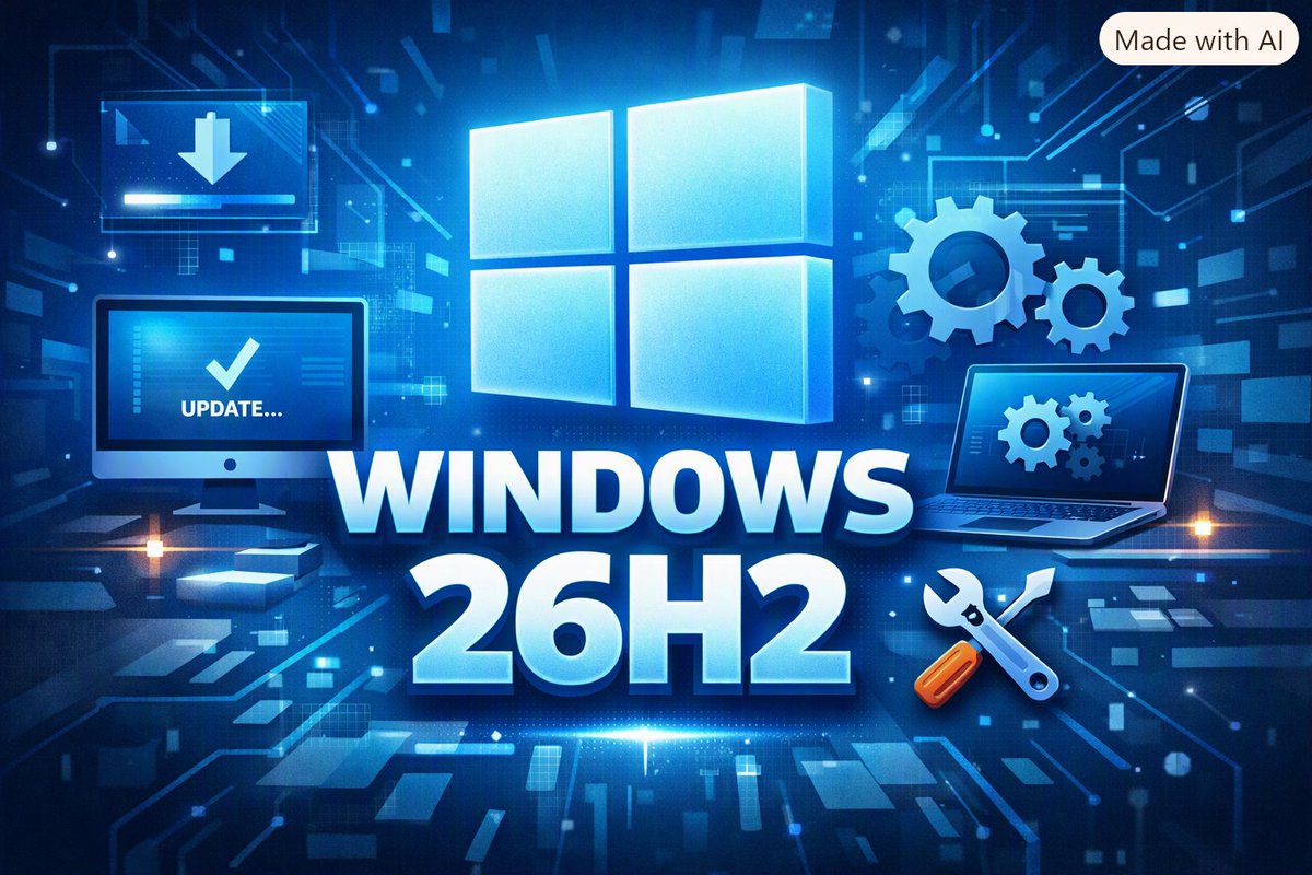 jadomillan's tweet photo. Windows 11 26H2: ahora para todos
https://t.co/N9q5RRaiiN
#Windows26H2 #WindowsUpdate #Windows11 #ActualizaciónWindows #ErroresWindows #SolucionesWindows #InstalaciónWindows #DriversUSB #PantallaNegra #ActiveDirectory #SeguridadWindows #ProductividadWindows #BarraDeTareas https://t.co/wjSL3gIYpR