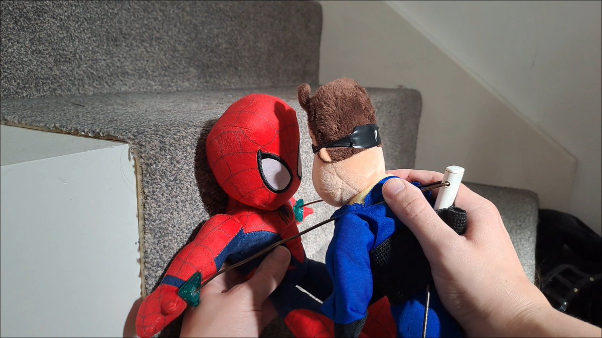 SonicWorld551's tweet photo. (Number 5)
William (Spider-Man) fights Doc Ock at Mel Jayne's house but Doc Ock is holding Spider-Man down by making him unable to fight back against Doc Ock, this could be the part where Doc Ock tries to capture Mel Jayne (MJ) https://t.co/z7WwnXsydu