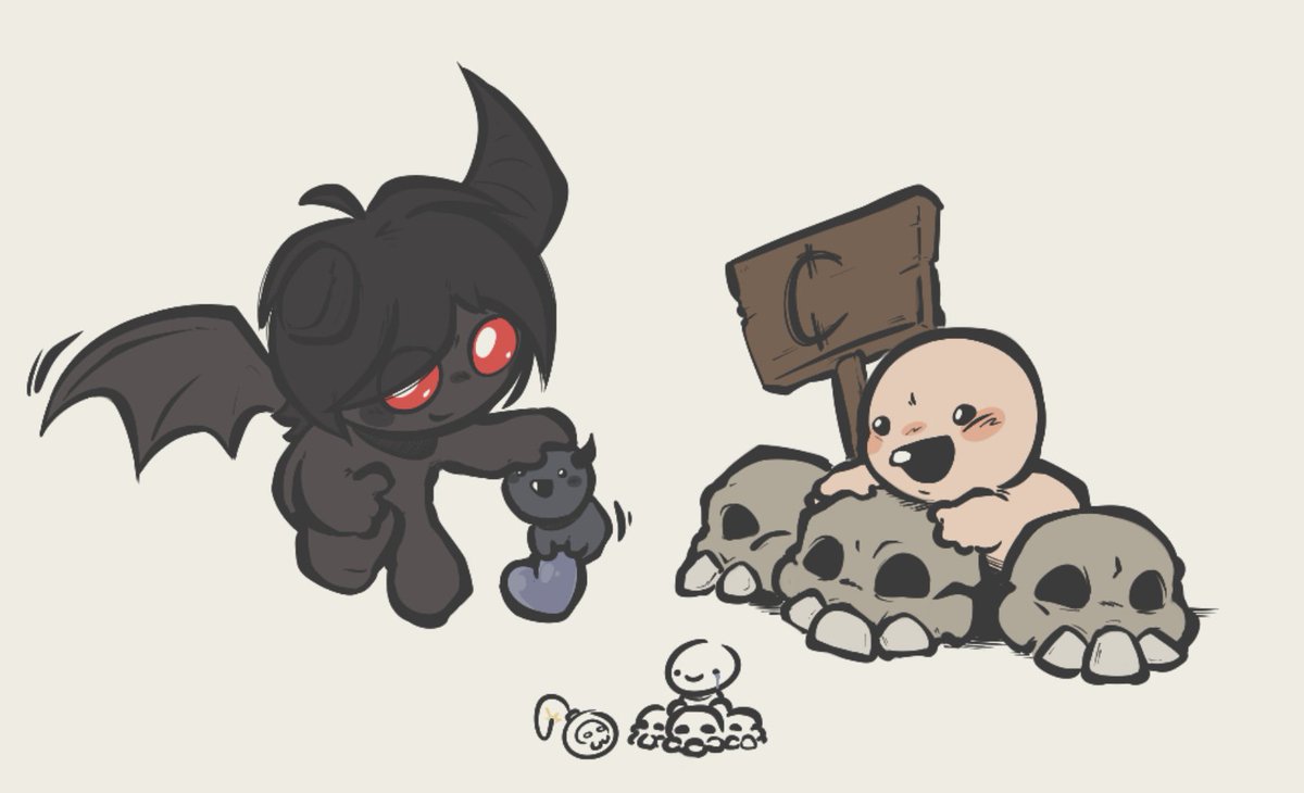 CXlexes's tweet photo. old tboi doodles from before i stopped posting here just to have them up again https://t.co/i5f8pR73Fk