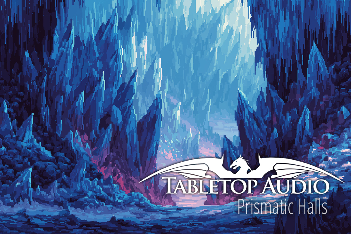 TabletopAudio's tweet photo. "Prismatic Halls" is now out of sneak-peek mode and waiting for your stories on https://t.co/BtetmNaNKn Patreon patrons receive 8 additional versions of this track. Thank you all for your support! - Tim   #rpg #ttrpg #dnd #boardgames https://t.co/e4gd4pVs9v