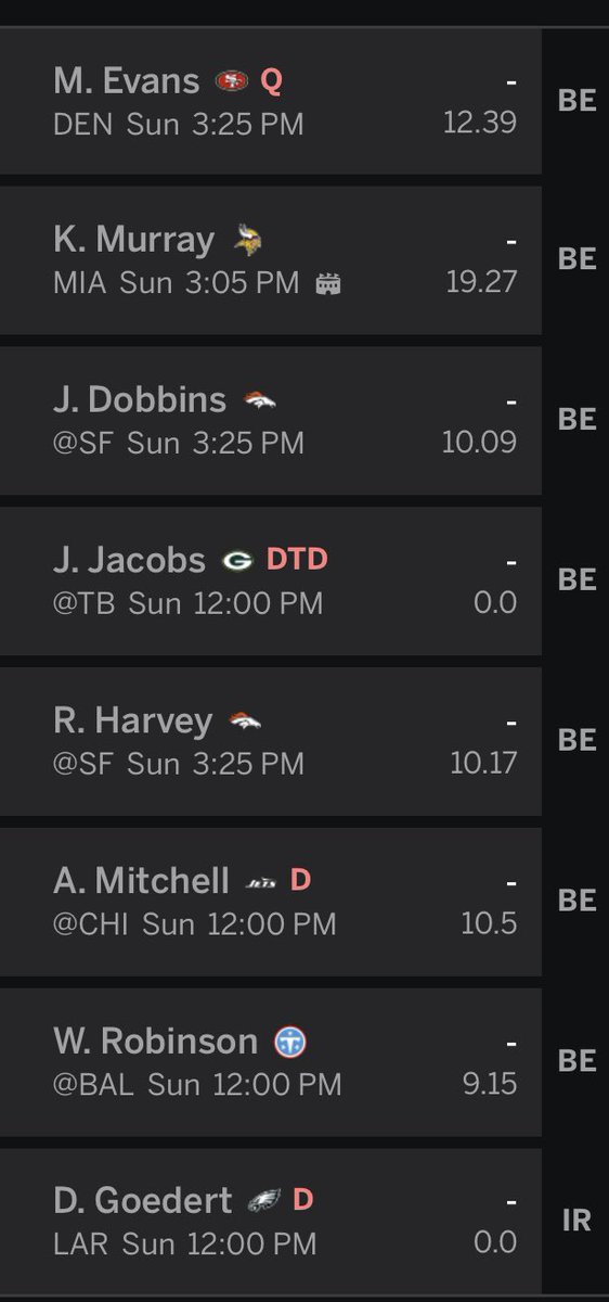 chama357's tweet photo. @FantasyTender Should I try to trade one of my saints to diversify?? I started terrance Ferguson over Juwan last week and cost me the game.. who should I target if so? https://t.co/px19O0RRNi