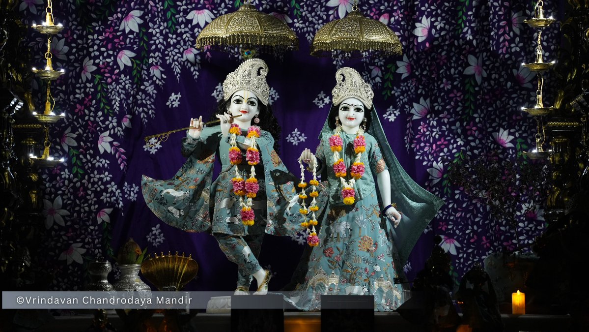 VCMVrindavan's tweet photo. Tonight's Shayana Darshan of Sri Radha Vrindavanchandra - 30 Sep 2026 

#vrindavan #vrindavanchandrodayamandira #Krishna #Radha https://t.co/2XusjuZe1u