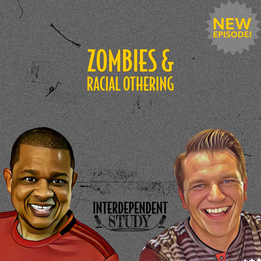 interstudypod's tweet photo. 🧟 EPISODE 269! 🧟

In today’s episode, we discuss the pieces “Post-9/11 zombie terrorism” and “Zombies at the border” by @SherrondaJBrown in @scalawagmag. https://t.co/8O73tv3XJd