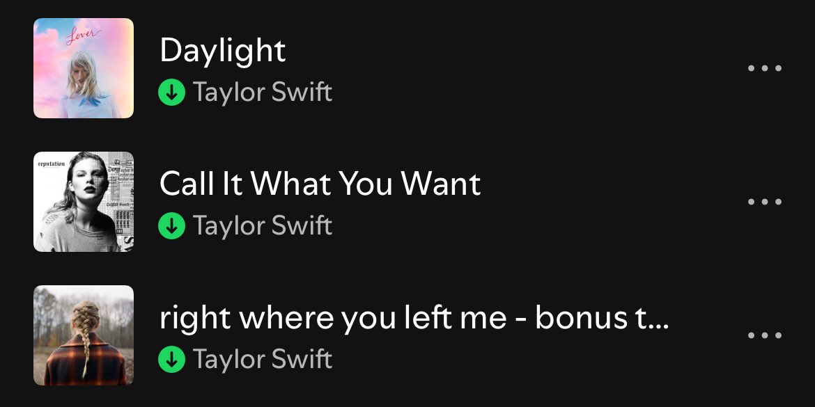 loverxttpd's tweet photo. i’m so curious what is everyone’s top 3 taylor songs in her whole discography (if you even can decide) 🤗 

these are mine ♥️ https://t.co/ZprK0Ksz9G