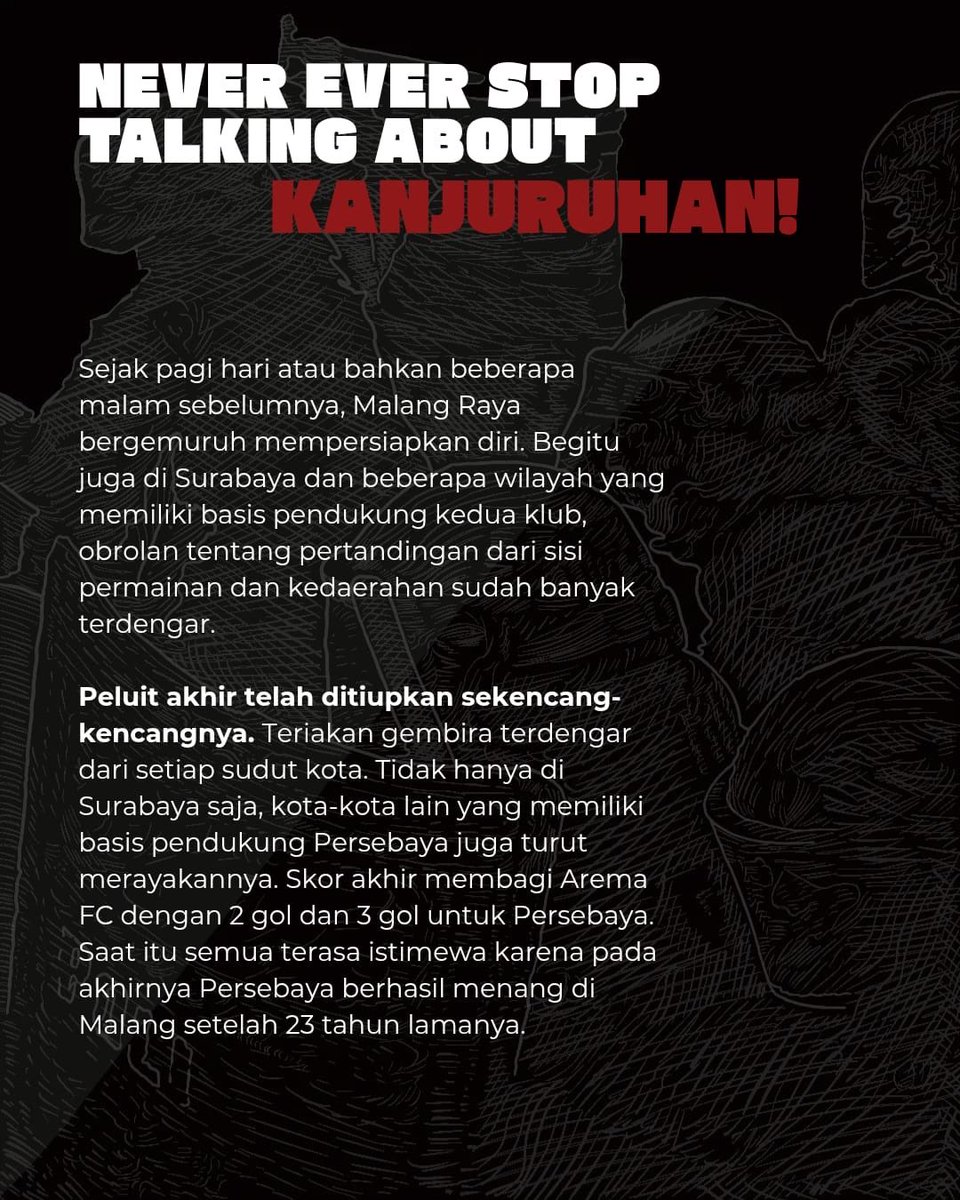 bajolball's tweet photo. UNTUK KESEKIAN KALI, POLISI AKAN MEMBUNUHMU!

#DontStopTalkingAboutKanjuruhan #JusticeFor135 #KanjuruhanMassacre https://t.co/qH119oJZN6