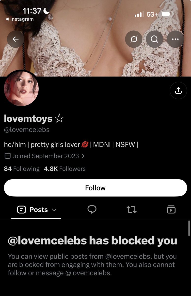 ItsYGScott's tweet photo. bro wants to block me because i called him out on his weird ass statement 💀 it baffles me that he has 4.8k followers 😧 https://t.co/apnyS2I2u0