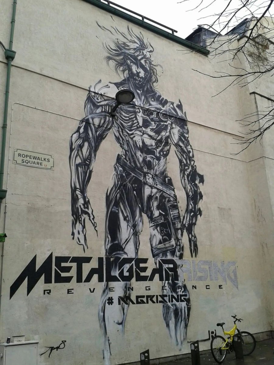 finalformlab's tweet photo. Back in 2013 when Konami's street art campaign left its mark on both Leeds and Liverpool for years https://t.co/BkqhMLScFL