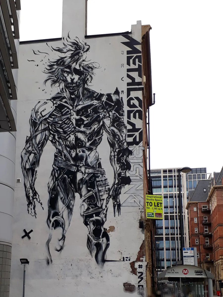 finalformlab's tweet photo. Back in 2013 when Konami's street art campaign left its mark on both Leeds and Liverpool for years https://t.co/BkqhMLScFL