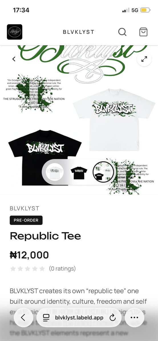 blvklyst's tweet photo. The 234 issue🇳🇬
Blvklyst Independence Day drop 1/10/2026 https://t.co/QLdBfxqwar