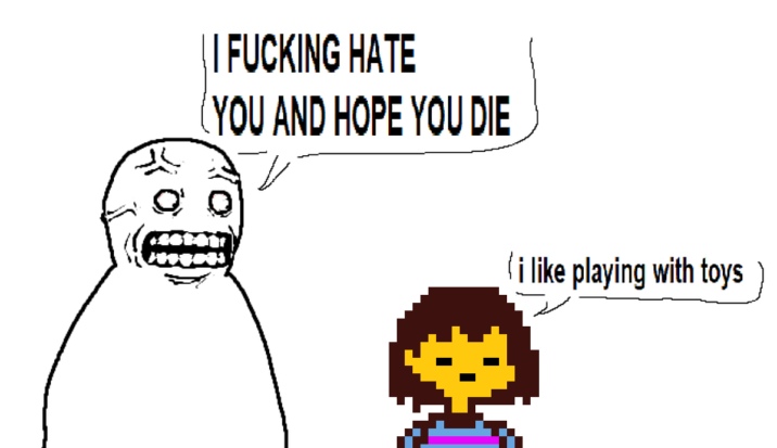 Random_Frisk's tweet photo. *This guy seems to really hate you for some reason. https://t.co/S38WMLREHh