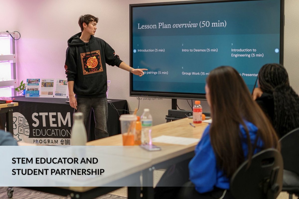 DRISTEMEdu's tweet photo. As Workforce Development Month wraps up, we’re celebrating hands-on STEM experiences that help Nevada students explore careers, build skills, connect with professionals, and discover education pathways. 🧭 🛠️

#WorkforceDevelopment #DRISTEMEdu https://t.co/qIIlP1V75s