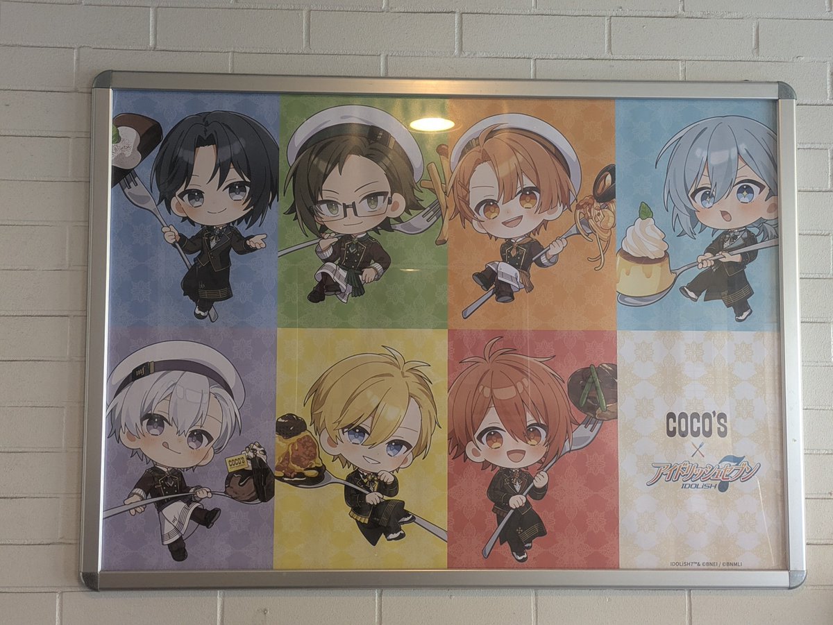 toxin_arata's tweet photo. やっと行けたので
写真いっぱい撮りました。

平日なのにアイナナマネさんも
たくさん来店されてましたね。

そしてひろみんさんと
お会いしましたよー。

#ココスでIDOLiSH7との思い出 https://t.co/wM49TPvKID