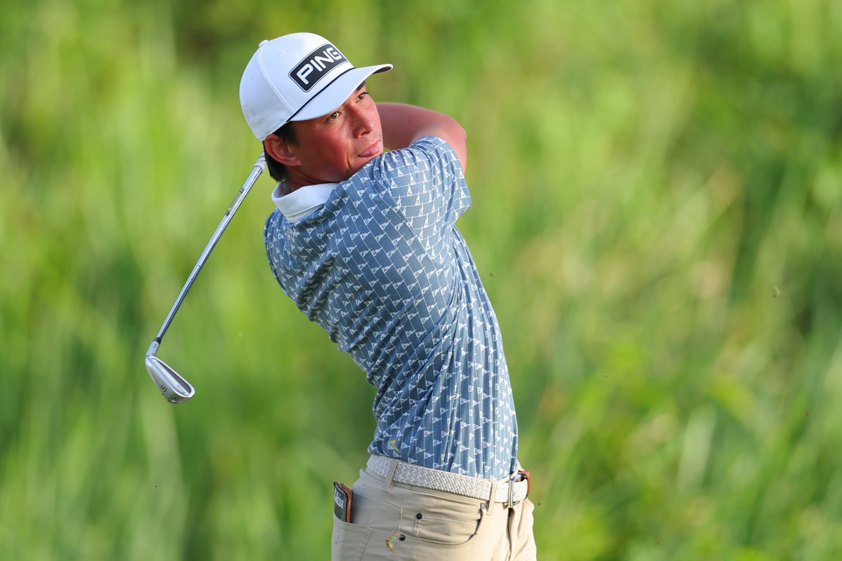 LinksNation's tweet photo. Amateur Golf News: 
BYU sophomore Kihei Akina, who captured NCAA Freshman of the Year honors last season and is playing in this week’s Bank of Utah
Championship on a sponsor invite, has signed an agreement to represent @PingTour - company CEO
& President John K. Solheim announced today.
https://t.co/qF9HzlG9Y6