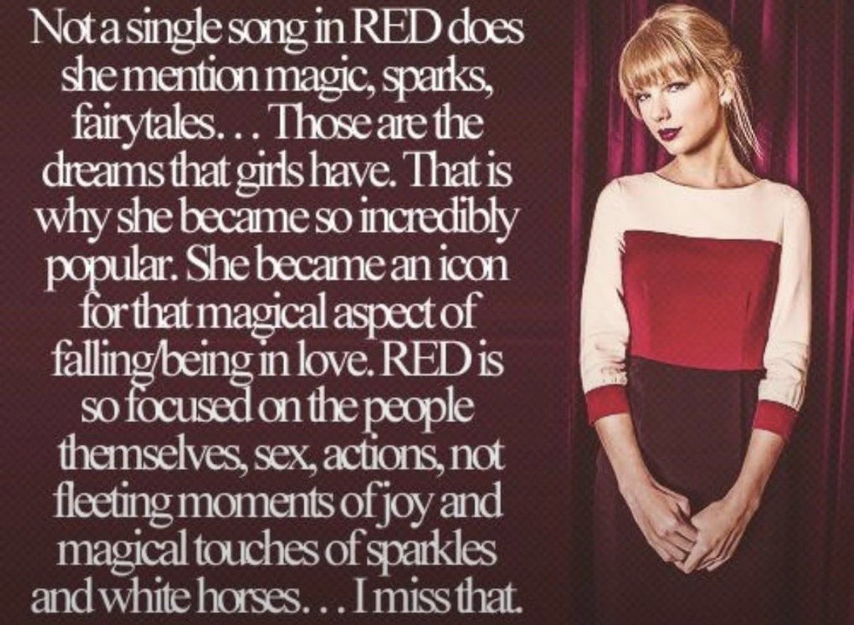 alittleofpink's tweet photo. RED is focused on SEX not MAGICAL touches of SPARKLES and WHITE HORSES https://t.co/qD6Cl6N27B