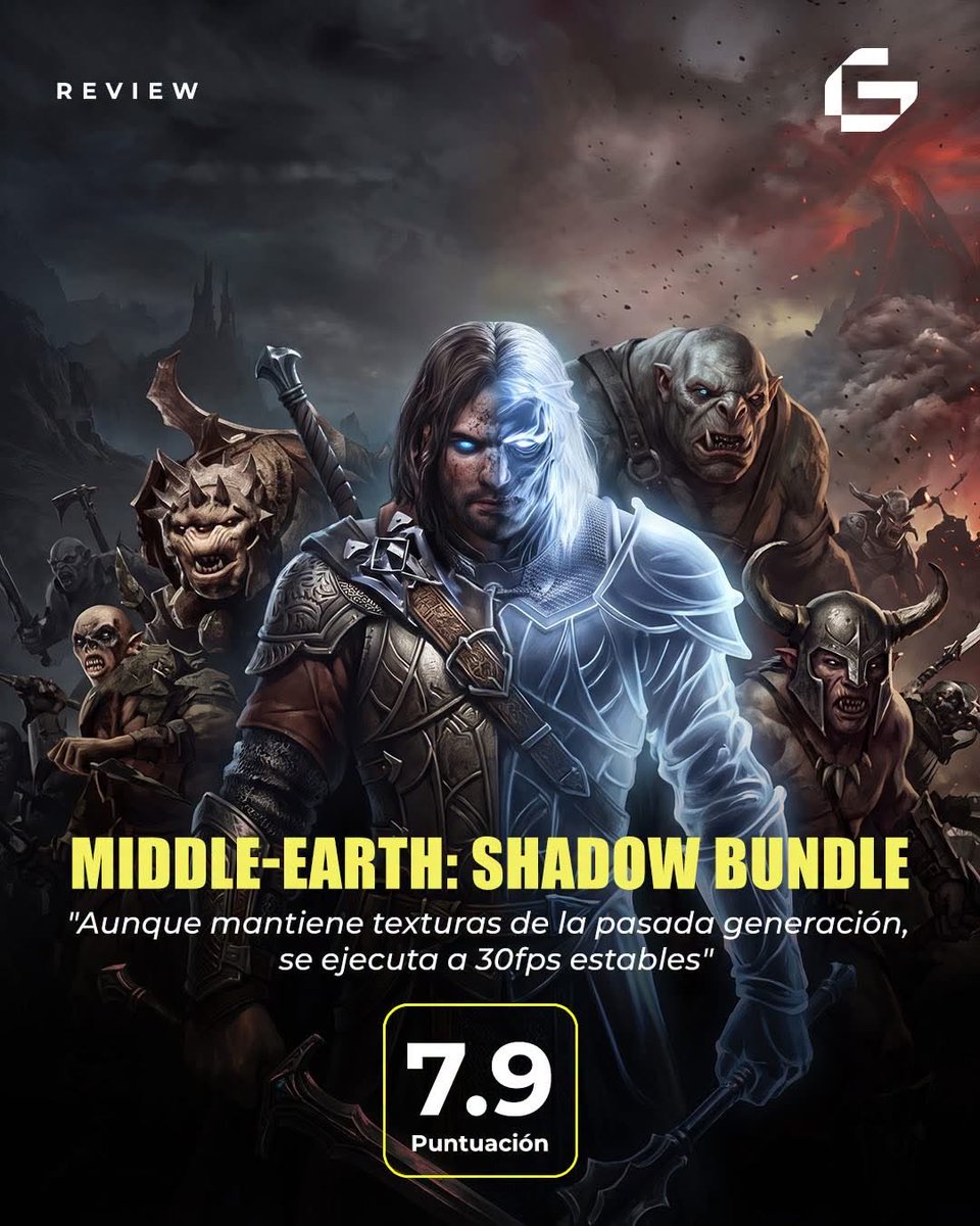 G4mersRD's tweet photo. Review: Middle-earth: Shadow Bundle para Switch 2. Enlace: https://t.co/sGd8wBkYIg #nintendoswitch2 https://t.co/FVZG1EnpID