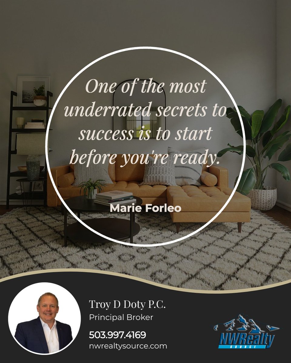 TroyDDoty's tweet photo. The goals you have for tomorrow are built by the actions you take today. ✨
#troydotyrealtor #portlandrealtor #portlandrealestateagent #portlandrealestate #northwestrealtysource #nwrealtysource #portlandveteranhomes #lakeoswegorealtor #lakeoswegorealestateagent https://t.co/Yzm1SxLhRN