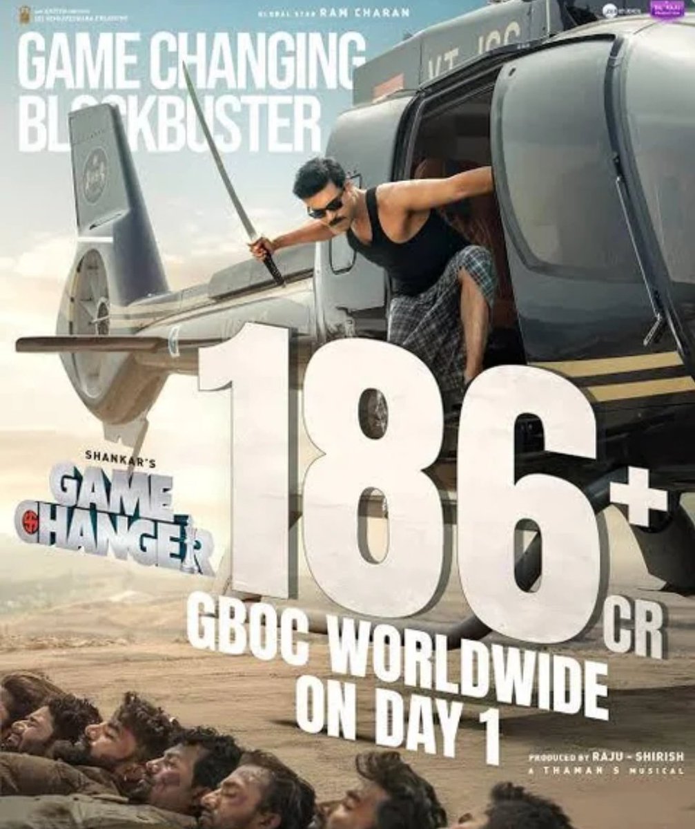 CineAlpha1's tweet photo. 1st Day Collection — ₹186 crore 
Lifetime Collection — ₹190 crore

Which movie do you think can compete with this typhoon? 💀 https://t.co/AJbeF7Bv6I