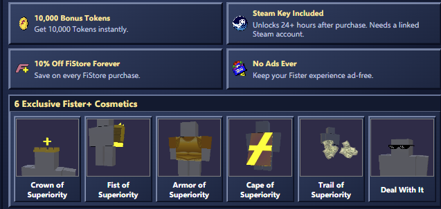fisterdotfun's tweet photo. As a celebration of The Steamer Update being delayed we are giving away a FREE lifetime Fister+ membership

To enter:
- Like and RT this tweet
- Follow @fisterdotfun 

Winner will be picked in 24 hours, good luck fisters https://t.co/Ie3VLV5qS6