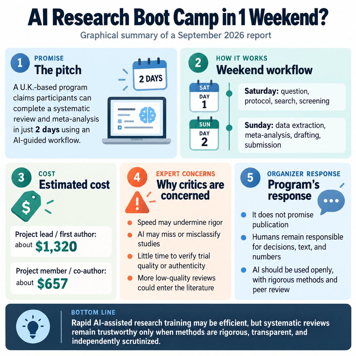 gbiondizoccai's tweet photo. Systematic review + meta-analysis in 1 weekend, with AI support, and a manuscript ready for submission by Sunday evening. Efficiency or scientific fast food? https://t.co/qgPR2vfFzn https://t.co/XeJXHzRCg0