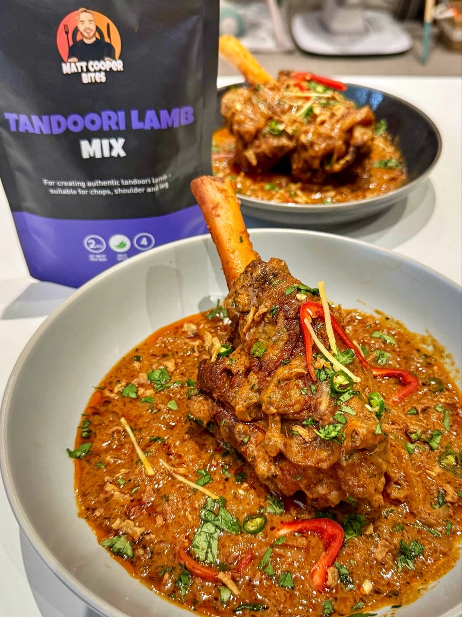 Matt_Hutson's tweet photo. Lamb Shank Nihari 🌶️🔥

Done some Lamb Shanks for this months CurryHuts x @MattCooperBites recipe

If you love a lamb curry, and want to try something a bit special, then get on this 🤝

https://t.co/uCdU3Wz9vI https://t.co/9mPRBc7Yjz