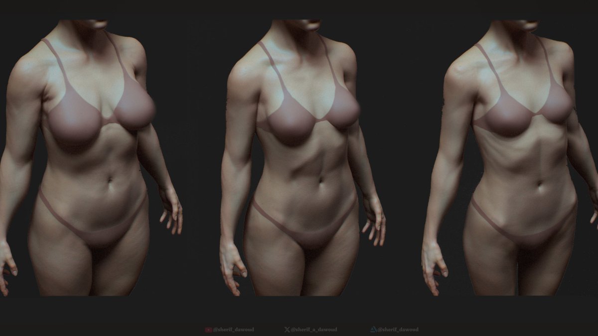 sherif_a_dawoud's tweet photo. ✨Basemesh with body type sliders, clean topology &amp; UVs
 Available for ZBrush &amp; Blender on my Artstation store https://t.co/OPYFWiFAr8