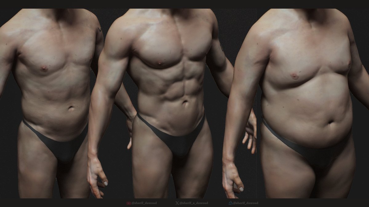 sherif_a_dawoud's tweet photo. ✨Basemesh with body type sliders, clean topology &amp; UVs
 Available for ZBrush &amp; Blender on my Artstation store https://t.co/OPYFWiFAr8