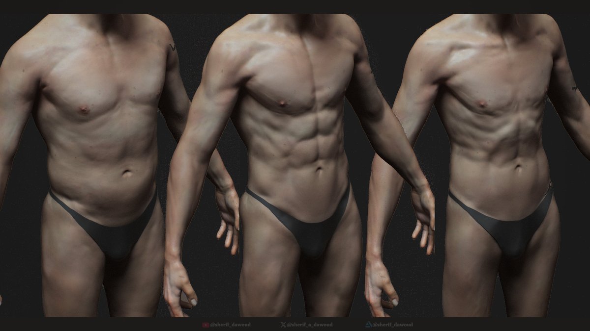 sherif_a_dawoud's tweet photo. ✨Basemesh with body type sliders, clean topology &amp; UVs
 Available for ZBrush &amp; Blender on my Artstation store https://t.co/OPYFWiFAr8