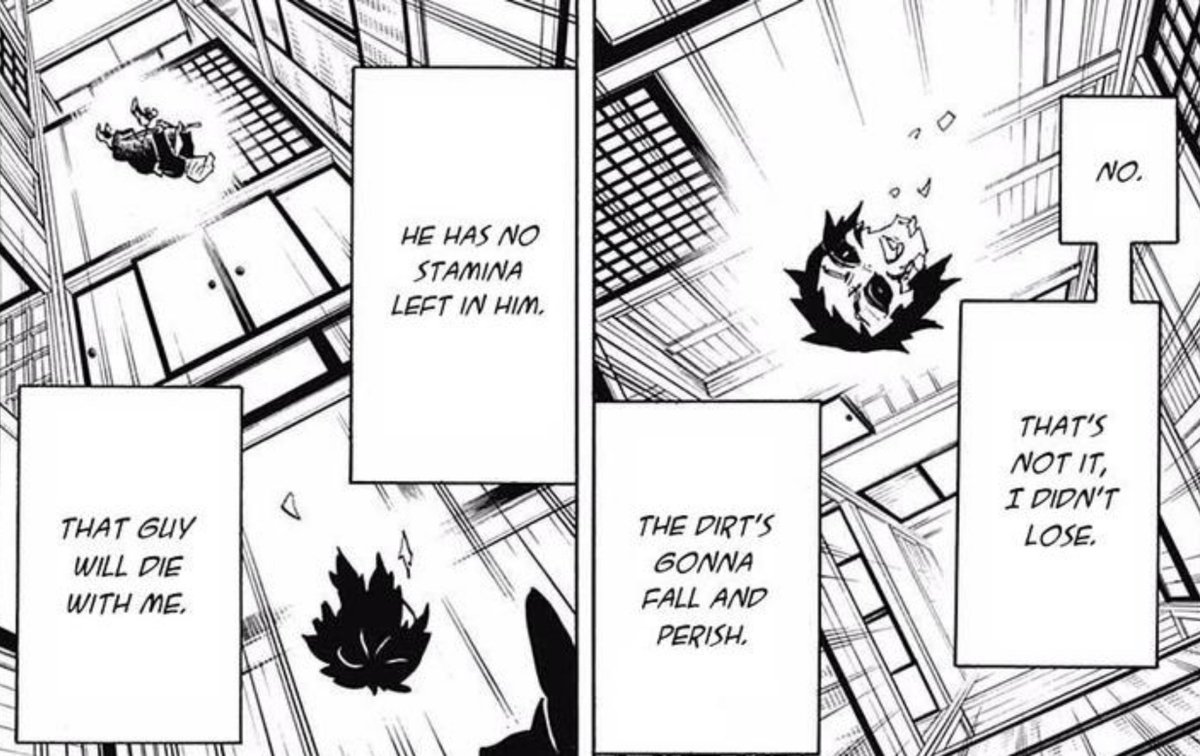 Big_Dipper0's tweet photo. "Till death do us part" is a phrase that doesn't exist in Kaizen🍑⚡, Kaigaku is Death herself, and he decides that he and Zenitsu will not be separated. If they are both going to die, he will take Zenitsu with him.

His word is so powerful that not even fate can intervene. https://t.co/ThAVvc6Ynt
