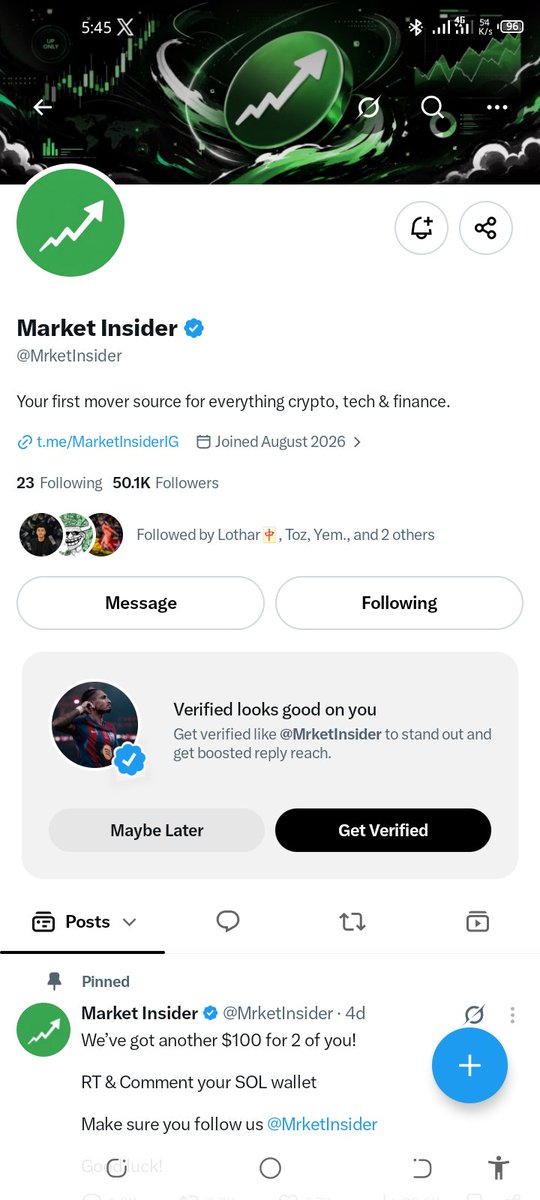 Hope_yemii's tweet photo. @Mrbankstips @MrketInsider Do your thing banks...

You're GOATED.

8pVbP4LYUbKecaG52bEVFWtwm2JB8jvk6JNJJqovwavb https://t.co/4eFEsV1ZJC