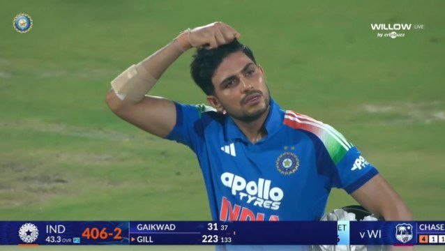 2027_CWCUpdates's tweet photo. Highest Odi Chase By India.

Highest Odi Score By a Captain , Gill 223*(133)

#INDvsWI https://t.co/Zjx58mxofr