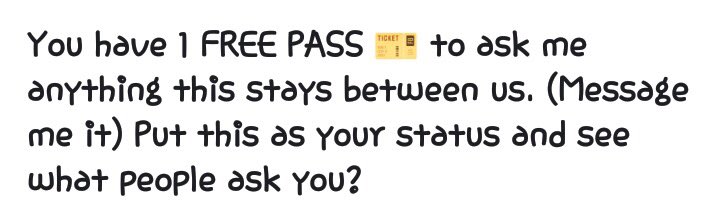 p_drent's tweet photo. Ask Me Anything
#askmeanything #freepass https://t.co/7nlKafVMMt