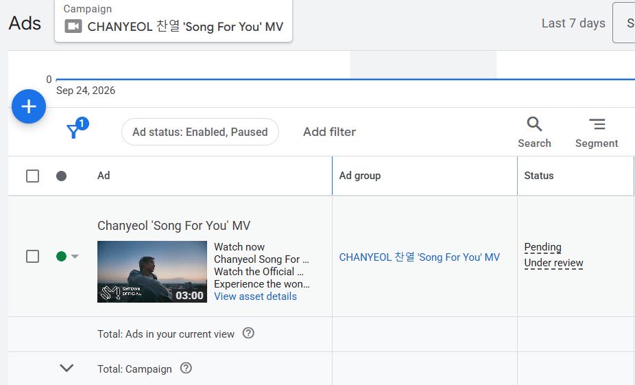 EXOParallelPH's tweet photo. Our YouTube Ad campaign for CHANYEOL’s “Song For You” MV has been submitted! ❤️

Scheduled to run from Oct 1–9 and now under review. Thank you to everyone who donated &amp; made this project possible!🫶

Let’s give Chanyeol’s MV more love &amp; support! 🍒

#CHANYEOL #CHANYEOL_SongForYou https://t.co/HZwGXDz4RD