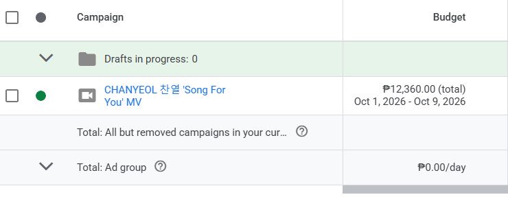 EXOParallelPH's tweet photo. Our YouTube Ad campaign for CHANYEOL’s “Song For You” MV has been submitted! ❤️

Scheduled to run from Oct 1–9 and now under review. Thank you to everyone who donated &amp; made this project possible!🫶

Let’s give Chanyeol’s MV more love &amp; support! 🍒

#CHANYEOL #CHANYEOL_SongForYou https://t.co/HZwGXDz4RD