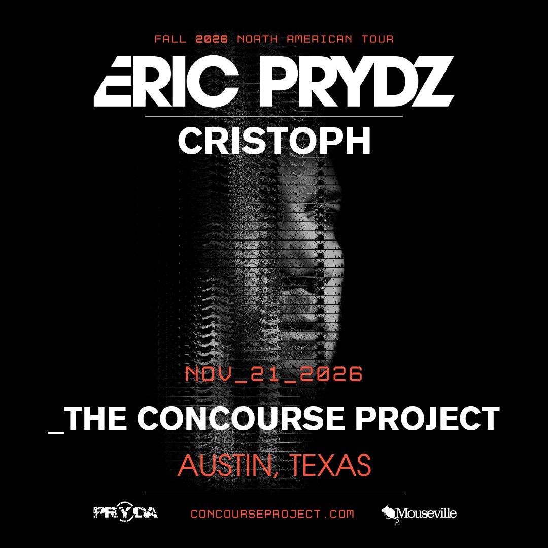 concourseproj's tweet photo. SUPPORT JUST REVEALED 🔊 @Cristophmusic is joining @ericprydz as direct support on November 21st!

Tickets are SOLD OUT but there are a few tables up for grabs at https://t.co/cVDmlLWKmz https://t.co/F38XmNDGTx