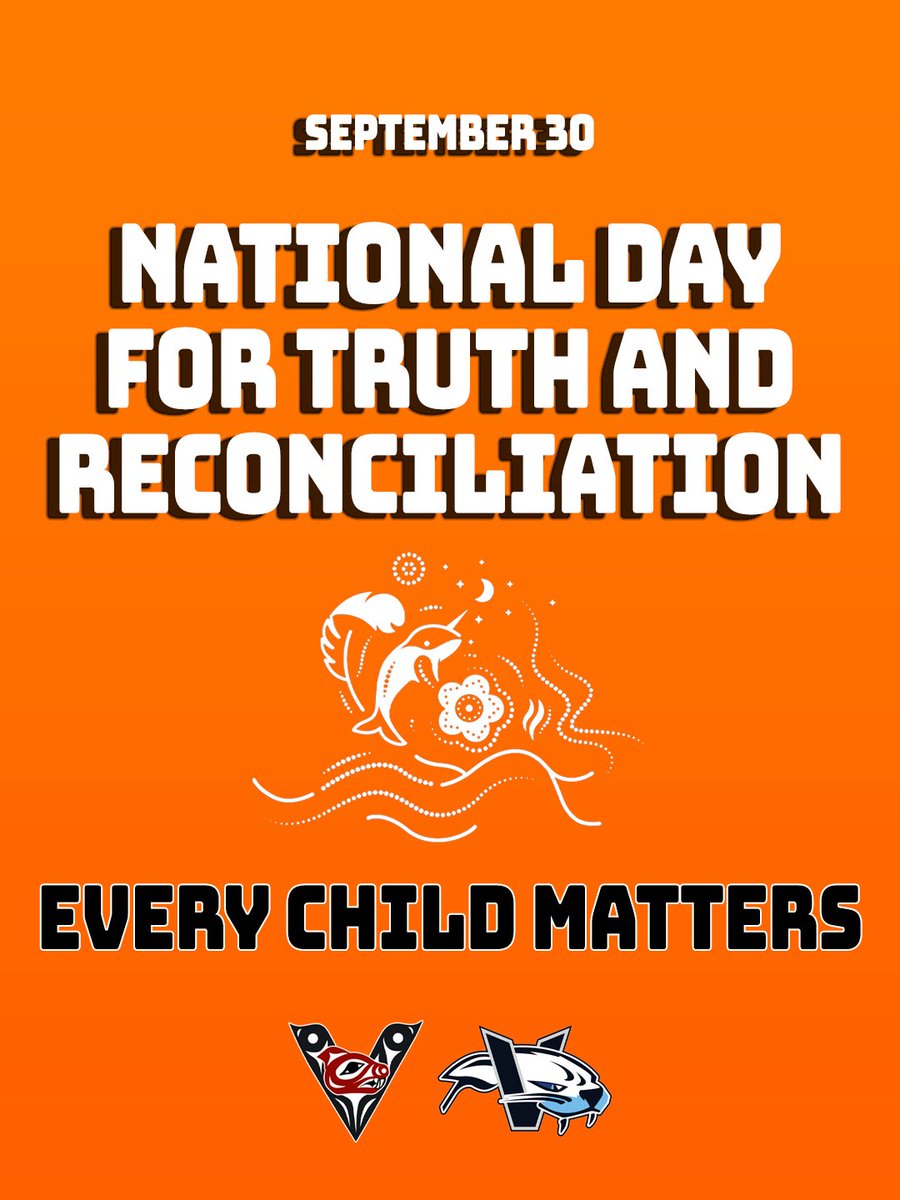 HarbourCats's tweet photo. Today on National Day for Truth and Reconciliation, we pause to honour survivors, their families, and the children lost to the residential school system.

We are committed to learning, listening, and walking the path toward reconciliation alongside Indigenous communities. 🧡 https://t.co/JEIttQZoyg