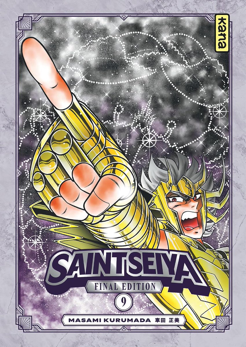 mears815's tweet photo. Les @EditionsKana ont dévoilé la couverture du Tome 9 de la #FinalEdition de #SaintSeiya.
Disponible le 6 Novembre 2026. https://t.co/XjZpVhBOQc