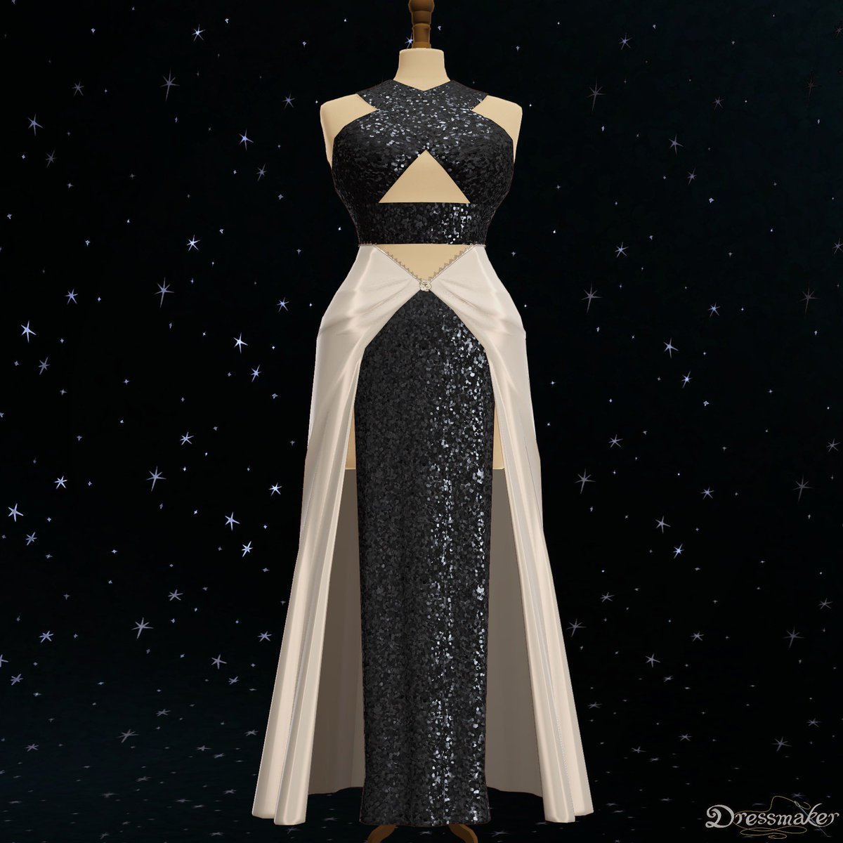 CaliRude_'s tweet photo. Chicago nights inspired this one 🌃✨
#Dressmaker #DressmakerGame #Chicago https://t.co/VDExAjx7FA