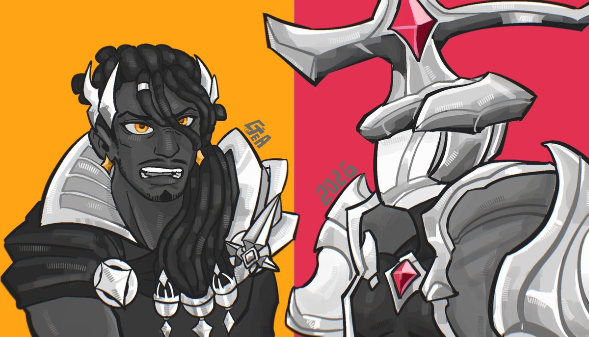 CTeAneverlie's tweet photo. 失衡的正义与盲目的战车
#leagueoflegends #leagueoflegendsfanarts #Lucian #Hecarim https://t.co/2YoS9EABcJ