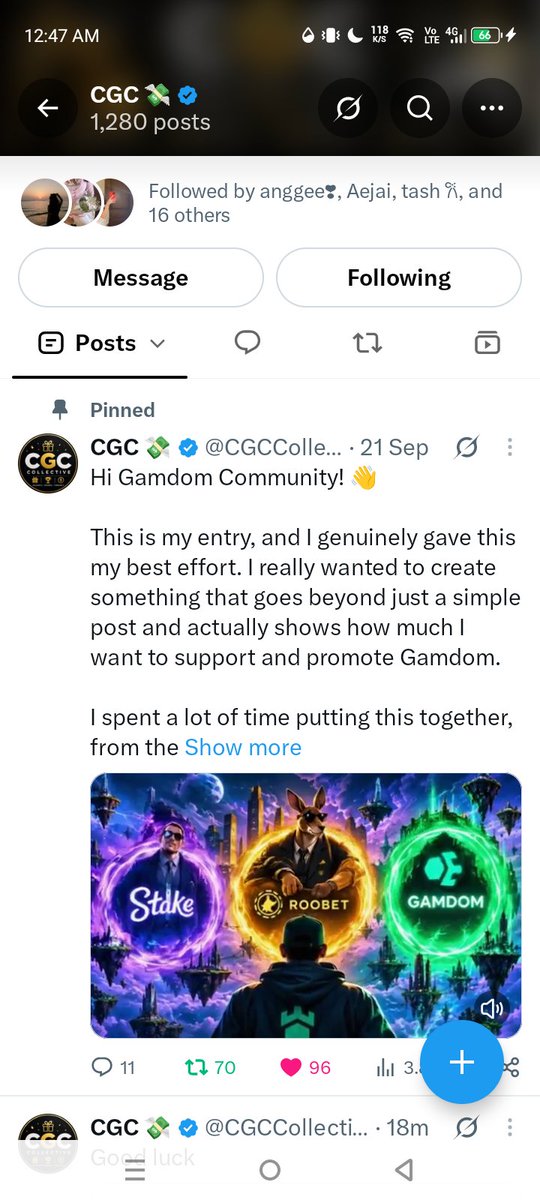 _jonslm's tweet photo. @CGCCollective followed ❗ https://t.co/uPHMxgDMSS