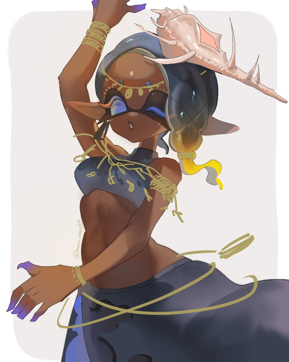 ereas_kaanta's tweet photo. Splatoween Frye ☠️ https://t.co/jEiWT4tyMg