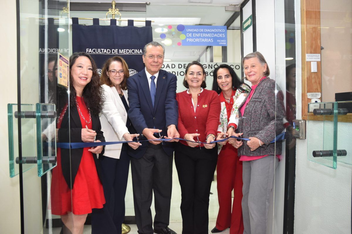 FacMedicinaUNAM's tweet photo. La Facultad de Medicina de la UNAM inauguró la Unidad de Diagnóstico de Enfermedades Prioritarias (UDEP) para impulsar la medicina de precisión y la prevención https://t.co/ymxuuUg9TC #GacetaFacMed https://t.co/Zg9WjO2V6N