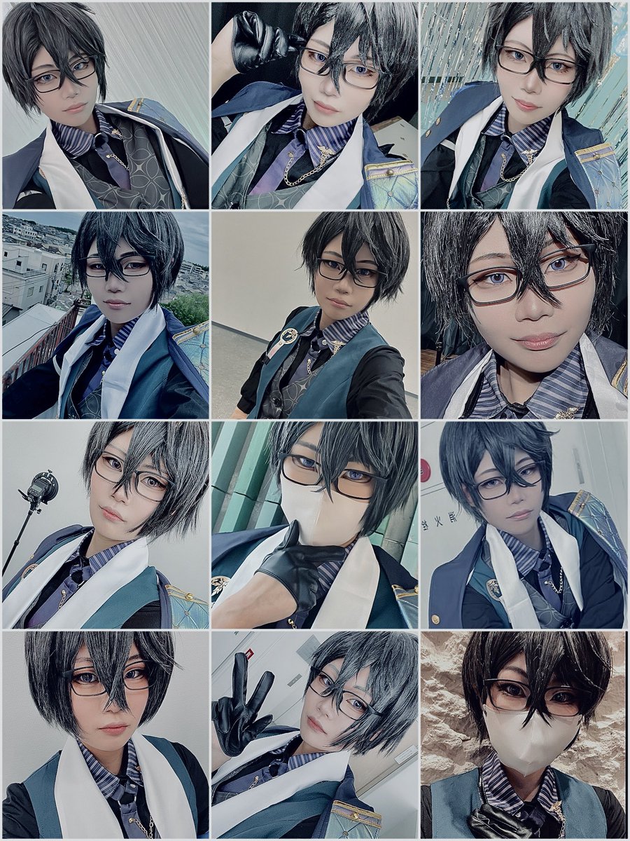 Liar_Liarrrr's tweet photo. コスプレ/cos
￣￣￣￣￣￣￣￣￣￣￣￣￣￣￣￣￣￣￣
👓の自撮り(2022/5〜2026/9)まとめ
📄があまりにも多いので2枚目に…
左下が最古、右上が最新です
⚠︎宅コス.カラコン加工.反転など
#メガネの日　#眼鏡の日
＿＿＿＿＿＿＿＿＿＿＿＿＿＿＿＿＿＿＿ https://t.co/mZKzFSg0m2