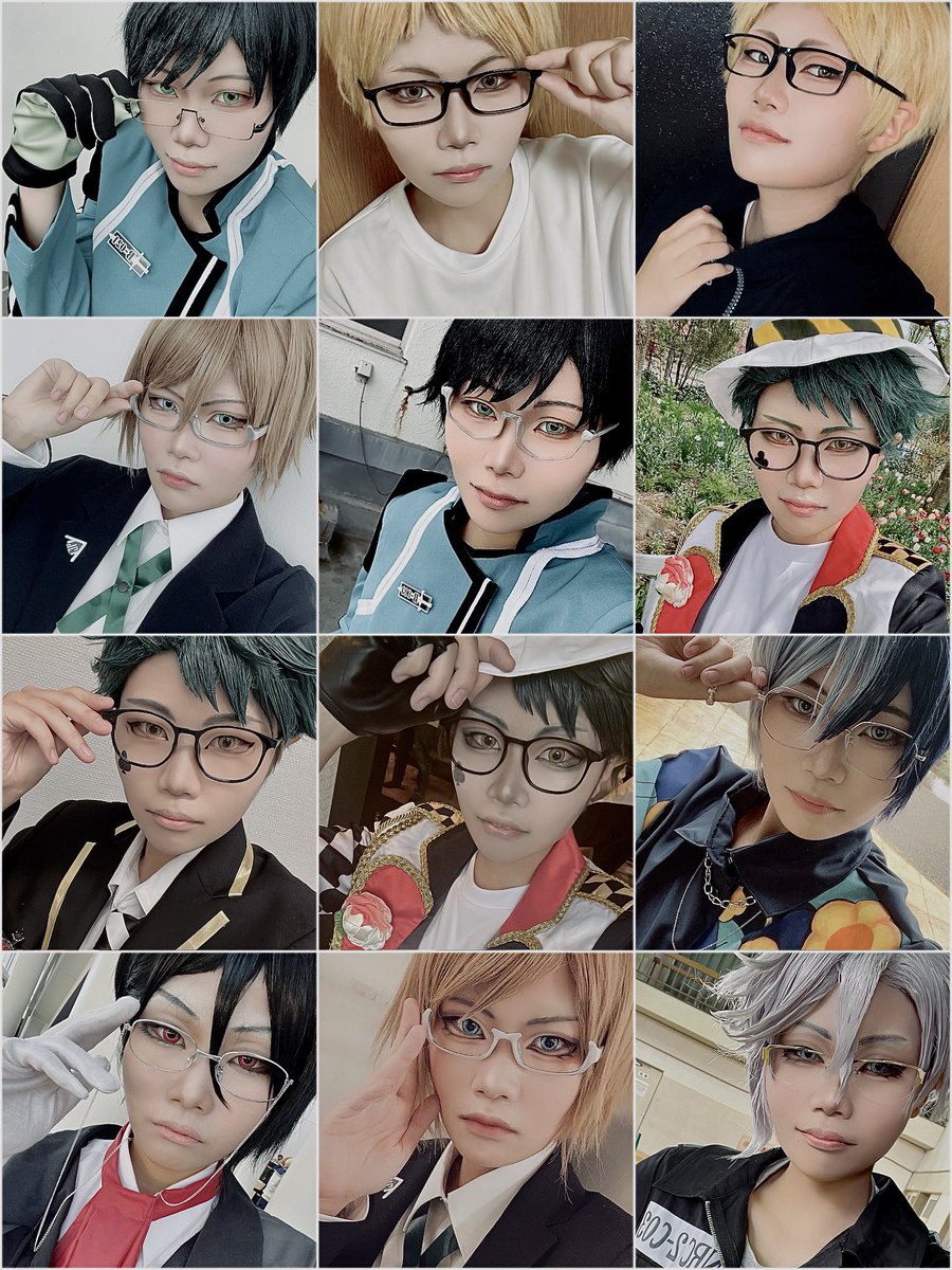Liar_Liarrrr's tweet photo. コスプレ/cos
￣￣￣￣￣￣￣￣￣￣￣￣￣￣￣￣￣￣￣
👓の自撮り(2022/5〜2026/9)まとめ
📄があまりにも多いので2枚目に…
左下が最古、右上が最新です
⚠︎宅コス.カラコン加工.反転など
#メガネの日　#眼鏡の日
＿＿＿＿＿＿＿＿＿＿＿＿＿＿＿＿＿＿＿ https://t.co/mZKzFSg0m2