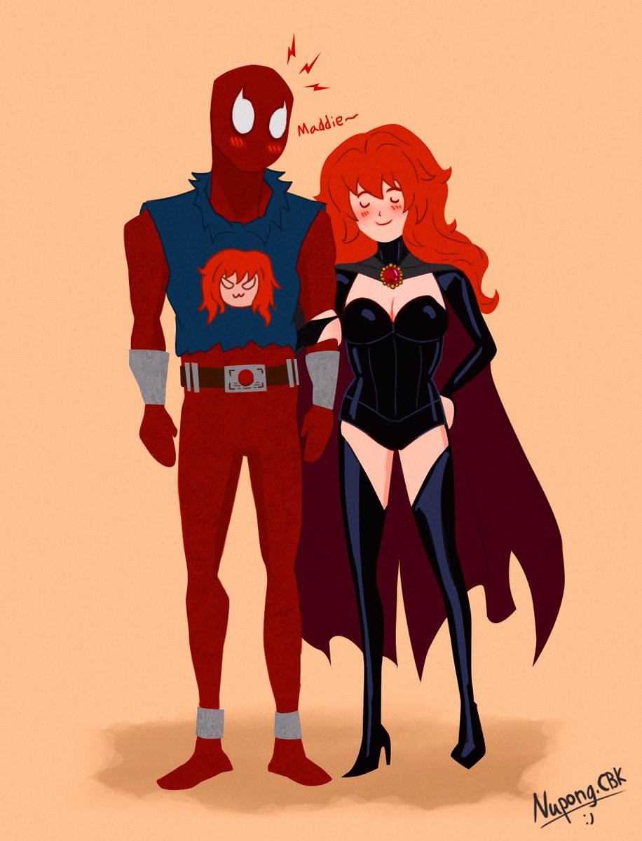 NupongCbk's tweet photo. Madelyne Pryor and Benjamin Reilly (Fanart inspired by a fanfic.)
The Curious Case of Jean Grey’s Spider-Man Obsession – ReaderKid911 (Ao3)
#MadelynePryor #BenReilly #goblinqueen #Spiderman https://t.co/BRirskcnxB
