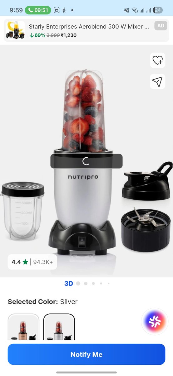 NuzhatParv18's tweet photo. 1/2 @Flipkart @flipkartsupport I ordered a NutriPro Blender 500W but received completely different product. I have clear photo evidence. Despite this, my return was rejected. Today, Sept 30, is the last day of the return window. Intervene urgently.
Order: #OD438630113447788100 https://t.co/QAoIGWsZB8