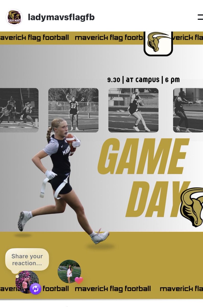 savannahgering's tweet photo. #girlsflagfootball 
#maizesouthathletics
 @ladymavsflagfb https://t.co/NijAYxi8do