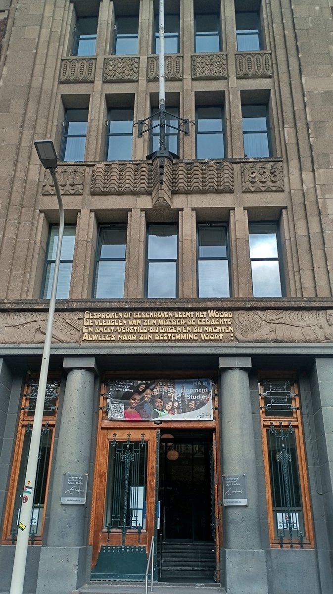 sanchalisarkar's tweet photo. Had the opportunity to visit the International Institute of Social Studies, The Hague last week. https://t.co/IEpDgCtCa1