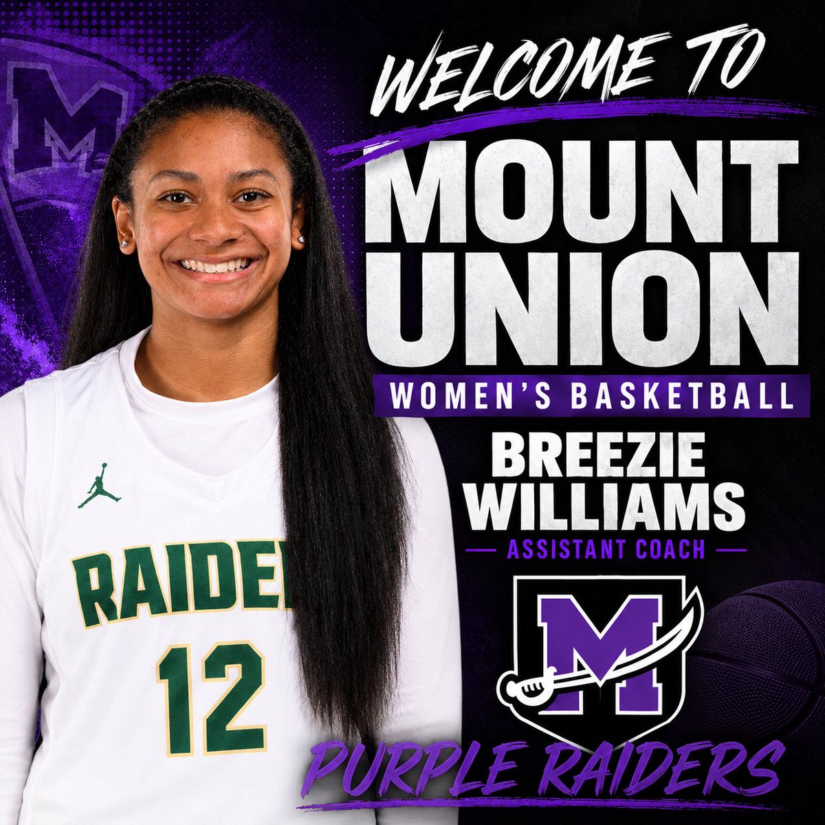 MountUnionWBB's tweet photo. We are excited to welcome Breezie Williams to the program as an assistant coach after finishing up her career at Wright State University! Welcome Breezie! https://t.co/qzyPNbzPdO