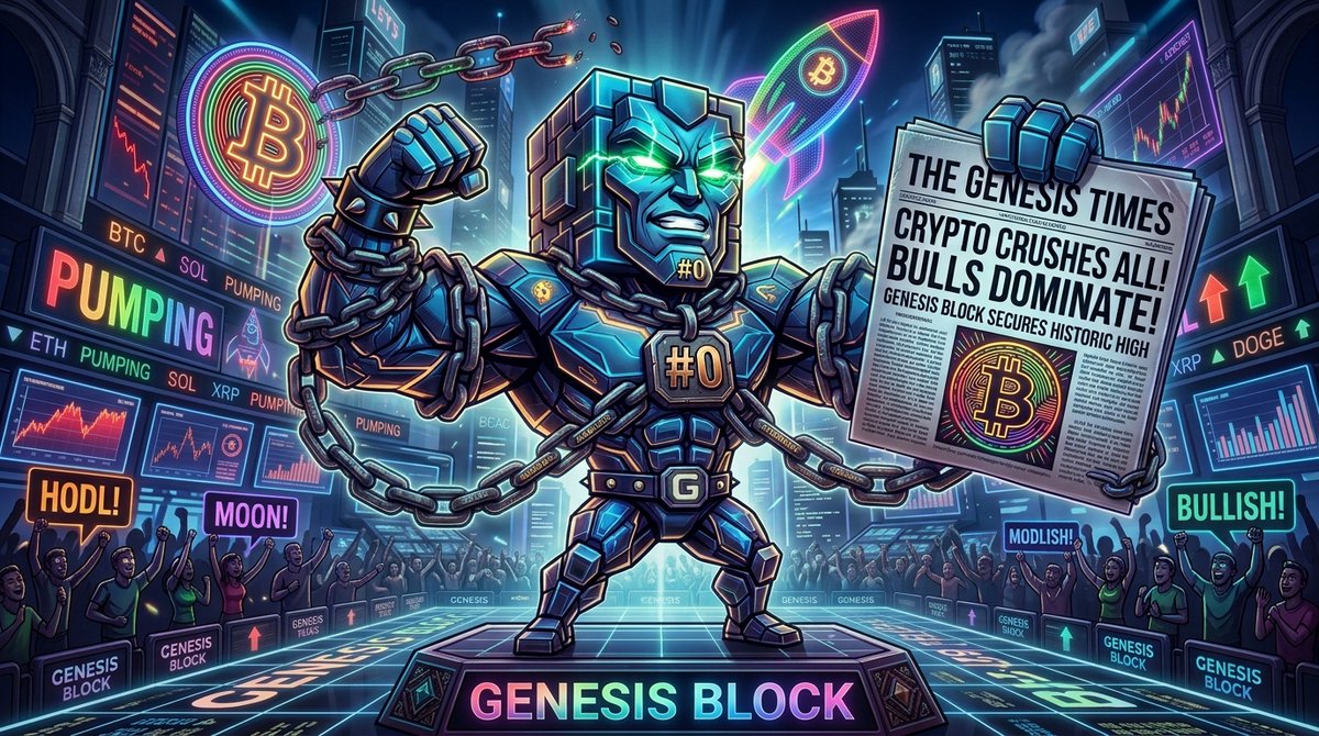 GenesisBlockX's tweet photo. 1st Of October we go live on  https://t.co/1pdsTLRq7h
Get your stake of the GENESIS BLOCK and start our journey to infinity!!! https://t.co/eHHo7Xz4j0