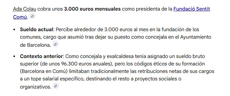 NoEsPotCat's tweet photo. La nostra Frau Colau cobra uns 3.000€/mes com a presidenta de la nostra guingueta/menjadora "Fundació Sentit Comú". És una farsant, trilera i mentidera compulsiva de manual! #NOESPOT 
https://t.co/ALH376xLJ7 https://t.co/0vnojCMM0M